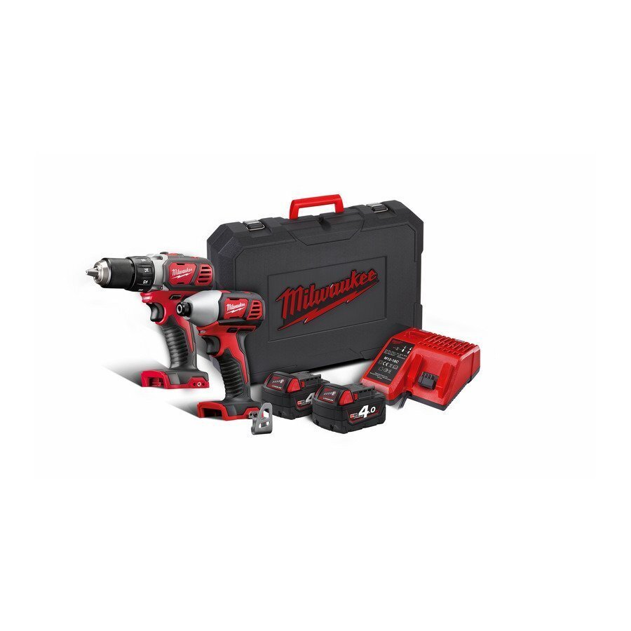 Belaidis įrankių rinkinys Milwaukee M18 BPP2D-402C kaina ir informacija | Mechaniniai įrankiai | pigu.lt