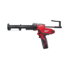 Akumuliatorinis silikoninis pistoletas Milwaukee M12 PCG/310C-201B kaina ir informacija | Mechaniniai įrankiai | pigu.lt