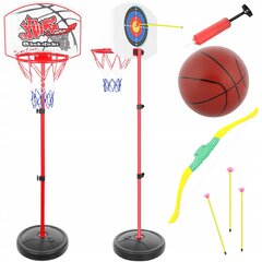 Krepšinio rinkinys vaikams: krepšinio stovas, oro pompa, kamuolys kaina ir informacija | Žaislai berniukams | pigu.lt