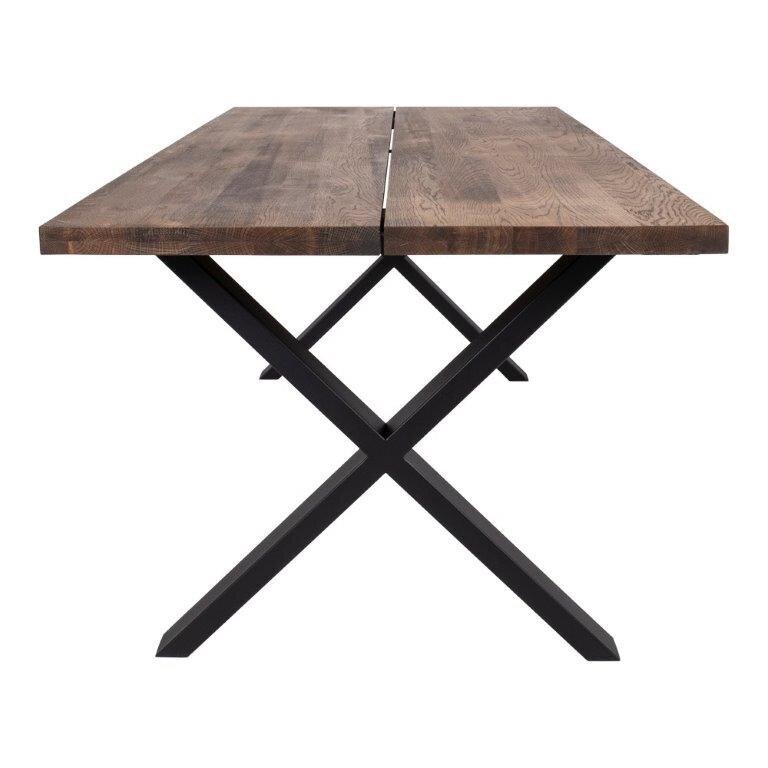 Valgomojo stalas House Nordic, rudas kaina ir informacija | Virtuvės ir valgomojo stalai, staliukai | pigu.lt