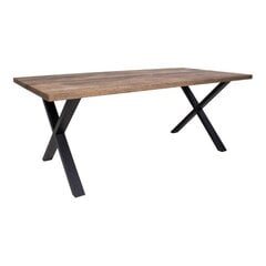 Обеденный стол House Nordic, коричневый цена и информация | Кухонные и обеденные столы | pigu.lt