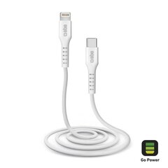 USB-C - Lightning kabelis SBS TECABLELIGTC1W, 1 m kaina ir informacija | Kabeliai ir laidai | pigu.lt