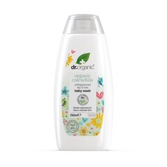 Kūno prausiklis vaikams dr.Organic, su medetkomis, 250 ml цена и информация | Косметика для мам и детей | pigu.lt