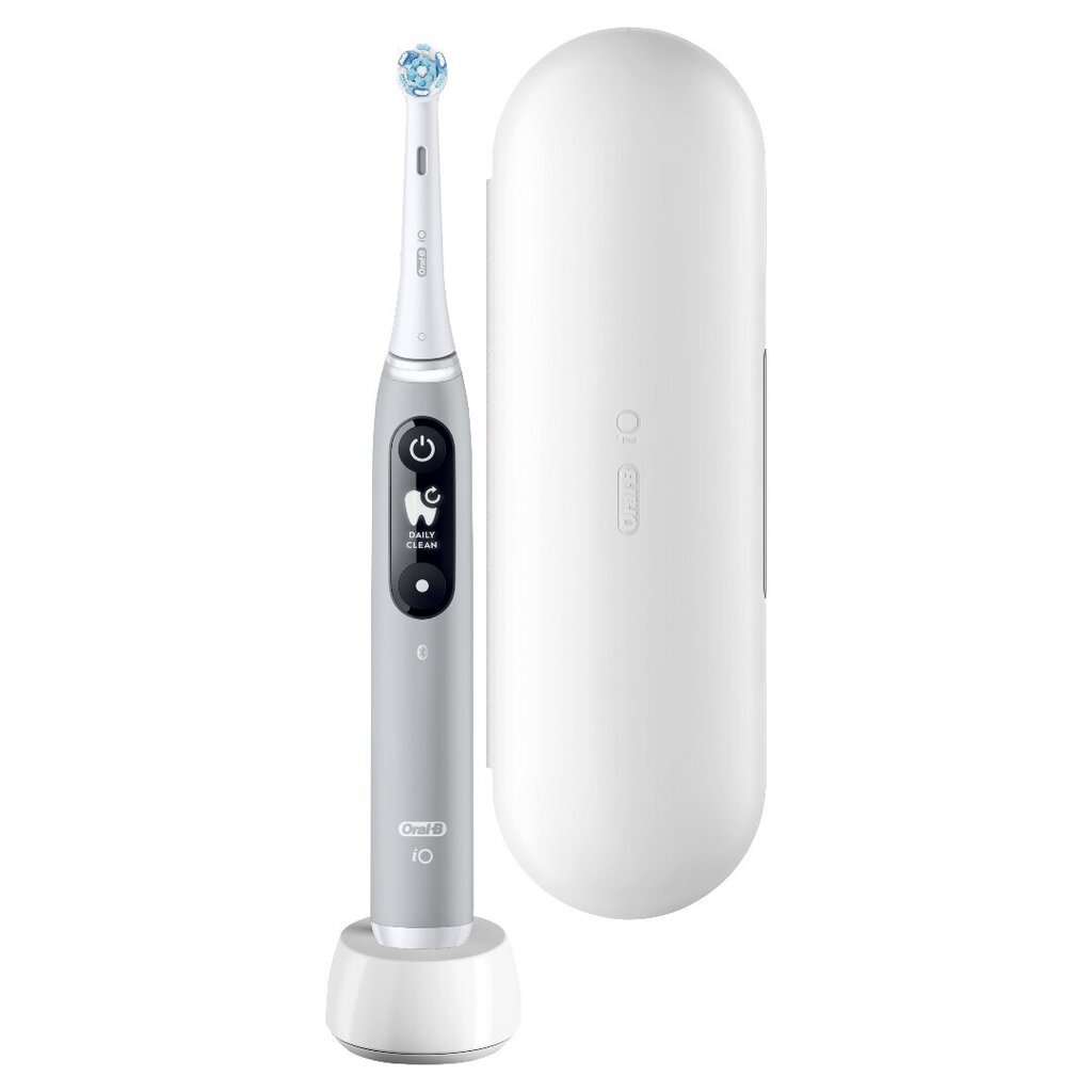 Oral-B iO6 Series Grey Opal kaina ir informacija | Elektriniai dantų šepetėliai | pigu.lt