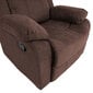 Fotelis reglaineris Home4You Dixon, rudas kaina ir informacija | Svetainės foteliai | pigu.lt