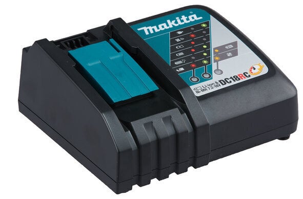 Combokit DLX2334J akumuliatorinis smūginis suktuvas Makita DHP485Z ir kampinis šlifuoklis DGA504Z, 18 V, 3 x 3 Ah, įkroviklis + nešiojimo dėklas kaina ir informacija | Suktuvai, gręžtuvai | pigu.lt