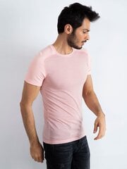 Marškinėliai vyrams, rožiniai XXL цена и информация | Мужские футболки | pigu.lt