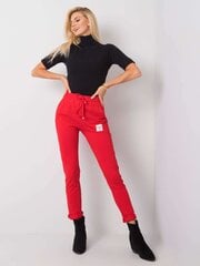 красные спортивные штаны molly цена и информация | Женские брюки | pigu.lt