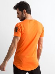 оранжевая мужская футболка с надписью цена и информация | Мужские футболки | pigu.lt