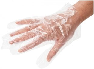Срываемые одноразовые перчатки из фольги HDPE 10000 шт. цена и информация | Pirštinės darbui sode M/25cm | pigu.lt