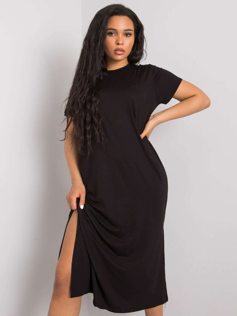 Suknelė moterims, juoda XXXXL kaina ir informacija | Suknelės | pigu.lt