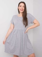 Женское серое платье больших размеров цена и информация | Платья | pigu.lt