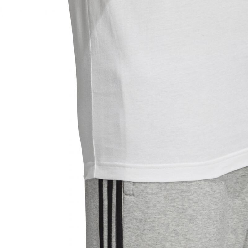 Marškinėliai vyrams Adidas Essentials Linear Tee M DQ3056, balti цена и информация | Vyriški marškinėliai | pigu.lt