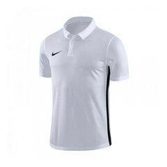 Nike vyriški marškinėliai NK Dry Academy 18 Polo M 899984 100, balti kaina ir informacija | Vyriški marškinėliai | pigu.lt