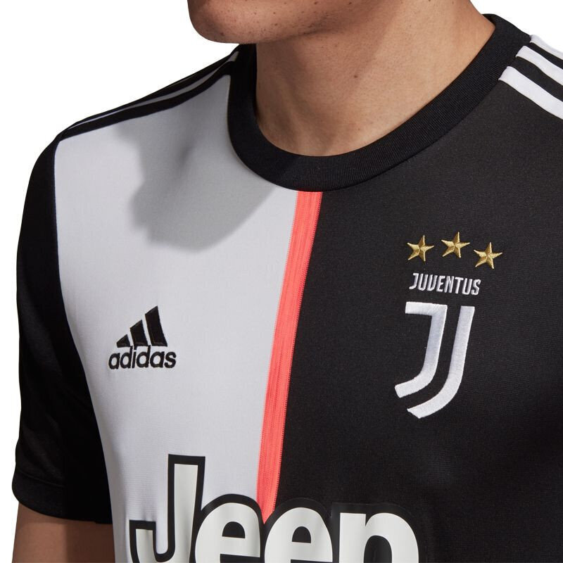 Marškinėliai vyrams Adidas Juventus Home Jersey M DW5455, juodi kaina ir informacija | Vyriški marškinėliai | pigu.lt