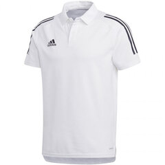 Футболка мужская Adidas Condivo 20 Polo M EA2517, белая цена и информация | Мужские футболки | pigu.lt