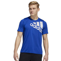 Футболка мужская Adidas Tky Oly Bos M GC8441, синяя цена и информация | Футболка мужская | pigu.lt