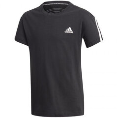 Детская футболка Adidas B 3S Tee Jr GE0659, черная цена и информация | Рубашки для мальчиков | pigu.lt