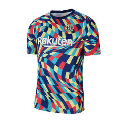 Marškinėliai vyrams Nike FC Barcelona Pre Match 20/21 M CW7750492, mėlyni kaina ir informacija | Vyriški marškinėliai | pigu.lt