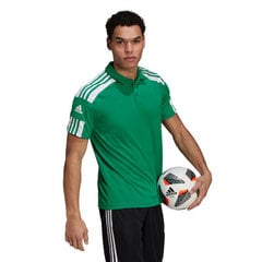 Мужская футболка Adidas Squadra 21 Polo GP6430, зеленый цена и информация | Мужская спортивная одежда | pigu.lt