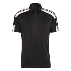 Мужская футболка Adidas Squadra 21 Polo M GK9556, черная цена и информация | Мужские футболки | pigu.lt