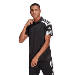 Мужская футболка Adidas Squadra 21 Polo M GK9556, черная цена и информация | Мужские футболки | pigu.lt