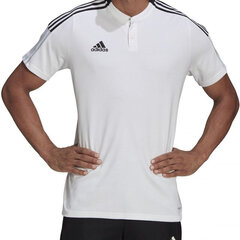 Мужская футболка Adidas Tiro 21 Polo M GM7363, белая цена и информация | Мужские футболки | pigu.lt