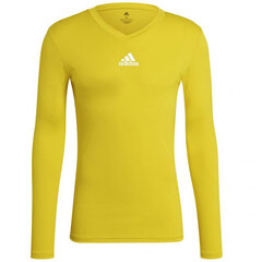 Футболка мужская Adidas Team Base Tee M GN7506, желтая цена и информация | Мужская спортивная одежда | pigu.lt