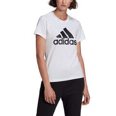 Женская футболка Adidas Essentials Regular W GL0649, белая цена и информация | Женские футболки | pigu.lt