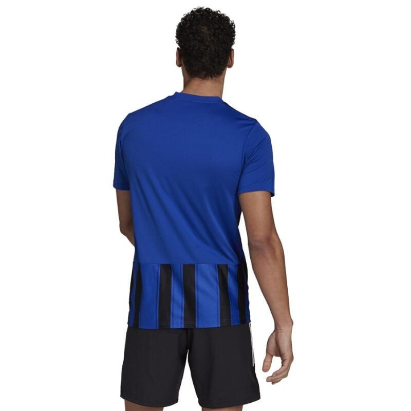 Futbolo marškinėliai vyrams Adidas Striped 21, mėlyni kaina ir informacija | Futbolo apranga ir kitos prekės | pigu.lt