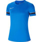 Marškinėliai moterims Nike Dri Fit Academy W CV2627 463, mėlyni kaina ir informacija | Marškinėliai moterims | pigu.lt