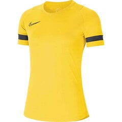 Женская футболка Nike Dri Fit Academy W CV2627 719, желтая цена и информация | Женские футболки | pigu.lt