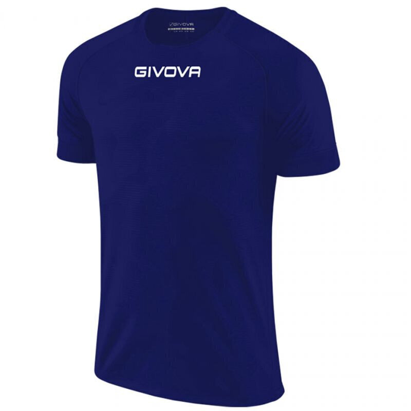 Marškinėliai vyrams Givova Capo MC M MAC03 0004, mėlyni kaina ir informacija | Vyriški marškinėliai | pigu.lt