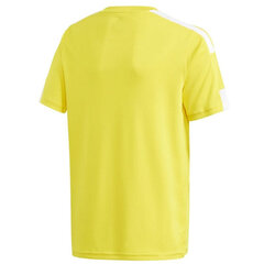 Marškinėliai vaikams Adidas Squadra 21 JSY Y Jr GN5744, geltoni kaina ir informacija | Marškinėliai berniukams | pigu.lt
