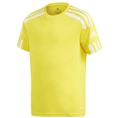 Marškinėliai vaikams Adidas Squadra 21 JSY Y Jr GN5744, geltoni kaina ir informacija | Marškinėliai berniukams | pigu.lt