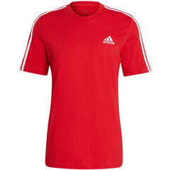 Футболка мужская Adidas Essentials M GL3736, красная цена и информация | Мужские футболки | pigu.lt