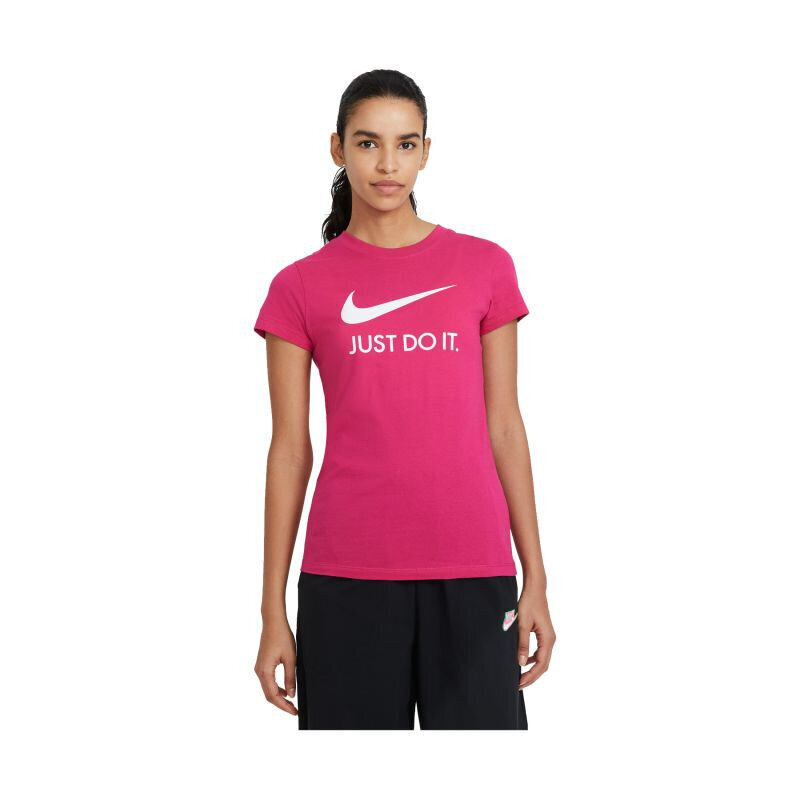 Marškinėliai moterims Nike NSW JDI W CI1383616, rožiniai kaina ir informacija | Marškinėliai moterims | pigu.lt