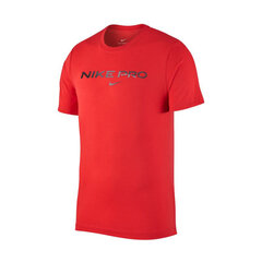Marškinėliai vyrams Nike Pro M Tee DA1587657, raudoni цена и информация | Мужские футболки | pigu.lt