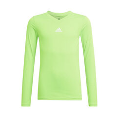 Marškinėliai vaikams Adidas Team Base Tee Jr GN7513, žali kaina ir informacija | Marškinėliai berniukams | pigu.lt