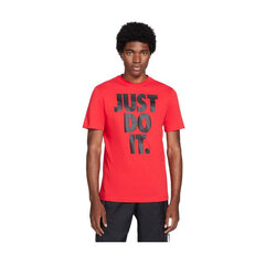 Marškinėliai vyrams Nike NSW Icon JDI M DC5090657, raudoni цена и информация | Мужские футболки | pigu.lt