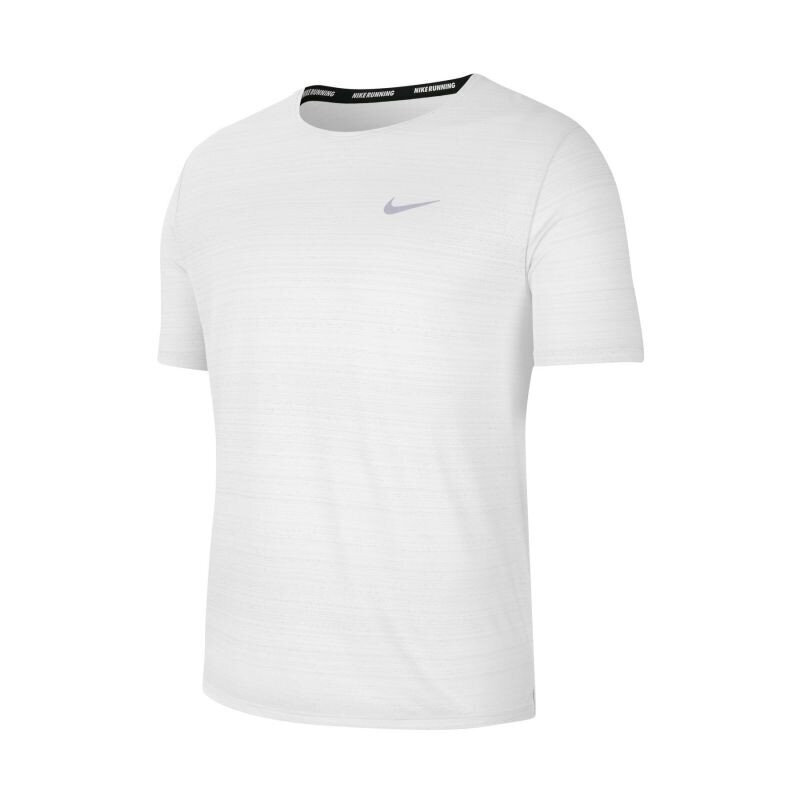 Marškinėliai vyrams Nike Dri Fit Miler M CU5992100, balti kaina ir informacija | Vyriški marškinėliai | pigu.lt