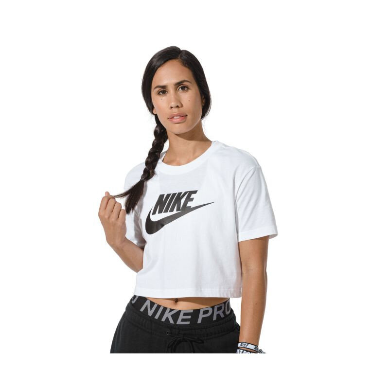 Marškinėliai moterims Nike NSW Tee Essential W BV6175100, balti kaina ir informacija | Marškinėliai moterims | pigu.lt