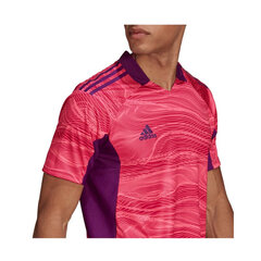 Marškinėliai vyrams Adidas Condivo 21 Goalkeeper M GT8428, rožiniai kaina ir informacija | Vyriški marškinėliai | pigu.lt