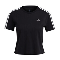 Футболки Adidas W 3s Crop Tee Black GL0777 цена и информация | Женские футболки | pigu.lt