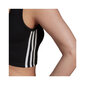 Sportiniai marškinėliai moterims Adidas WMNS Essentials Crop W GT3029, juodi kaina ir informacija | Sportinė apranga moterims | pigu.lt