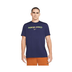 Marškinėliai vyrams Nike Pro M Tee DA1587498, mėlyni цена и информация | Мужские футболки | pigu.lt