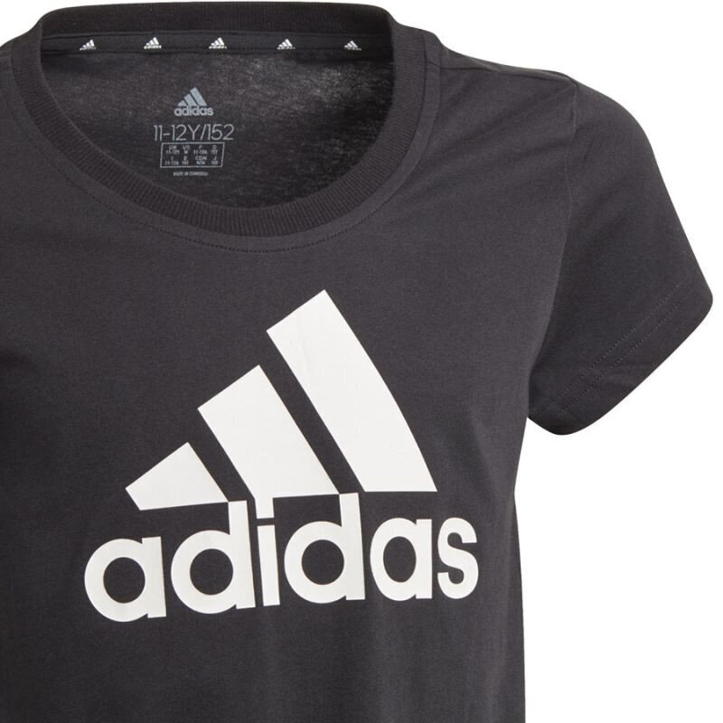 Marškinėliai vaikams Adidas Essentials Big Logo Tee Jr GN4069, juodi kaina ir informacija | Marškinėliai berniukams | pigu.lt