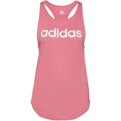 Футболка женская Adidas Loungewear Ess W H07757, розовая цена и информация | Футболка женская | pigu.lt