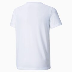 Sportiniai marškinėliai vaikams Puma Active Small Logo Jr 586980 02, balti kaina ir informacija | Marškinėliai berniukams | pigu.lt