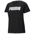 Marškinėliai moterims Puma Rtg Logo Tee W 586454 01, juodi